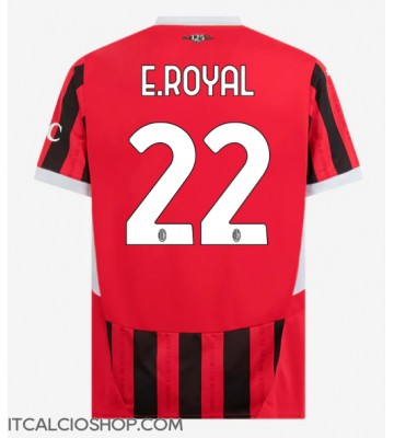 AC Milan Emerson Royal #22 Prima Maglia 2024-25 Manica Corta
